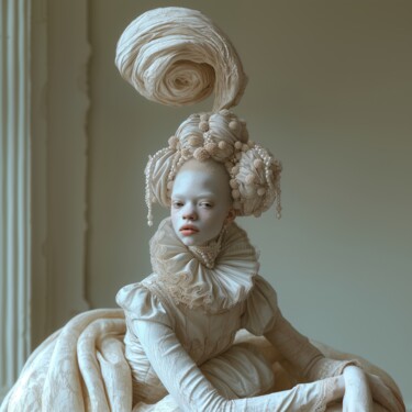 Arte digital titulada "Précieux Albinos en…" por Monsieurcruz, Obra de arte original, Imagen generada por IA