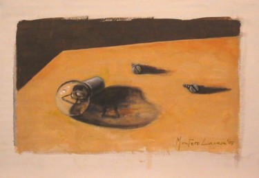 Pintura titulada "lamparita" por Matías Montero Lacasa, Obra de arte original