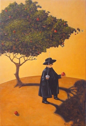 Pintura titulada "Zorro" por Matías Montero Lacasa, Obra de arte original
