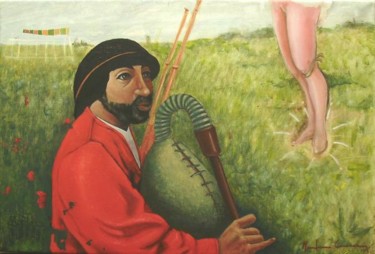 Painting titled "Una visión d elos S…" by Matías Montero Lacasa, Original Artwork