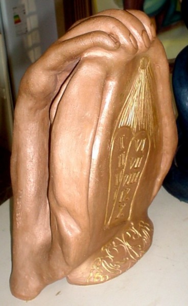 Escultura intitulada "LEIS DIVINAS" por Montesa, Obras de arte originais