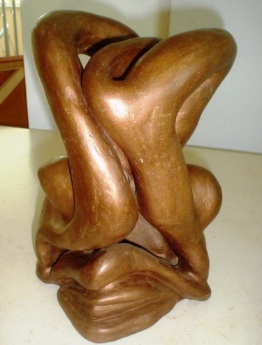 Escultura intitulada "DESEJO DE LIBERDADE…" por Montesa, Obras de arte originais