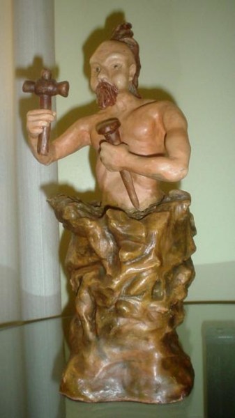 Escultura intitulada "O ESCULTOR (VENDIDO)" por Montesa, Obras de arte originais