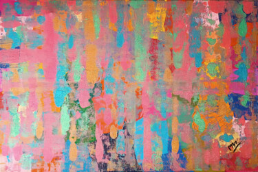 Pintura intitulada "Colour Bomb" por Montse Barberà Pujol, Obras de arte originais, Acrílico
