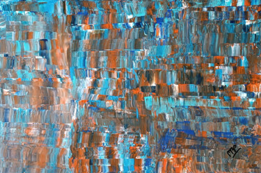 Pintura intitulada "The Sea" por Montse Barberà Pujol, Obras de arte originais, Acrílico