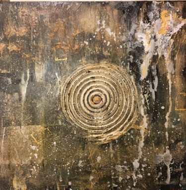 Malarstwo zatytułowany „The Circle punkt.jp…” autorstwa Montserrat Llusia, Oryginalna praca, Akryl