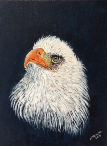 Painting titled "Eagle.jpeg" by Armindo Monteiro (Pedrosa), Original Artwork, Acrylic