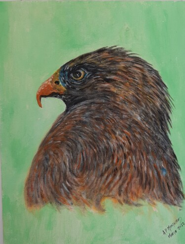 Peinture intitulée "Eagle" par Armindo Monteiro (Pedrosa), Œuvre d'art originale, Acrylique