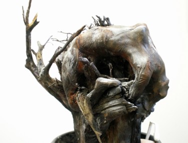 Escultura titulada "Cré(m)ation" por Monyke Mine-Lamare, Obra de arte original, Arcilla