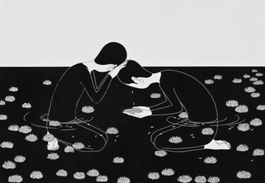 Drawing titled "Sans titre" by Moonassi, Original Artwork, Other