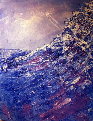 Pintura intitulada "Wave" por Karma Castilho, Obras de arte originais, Acrílico