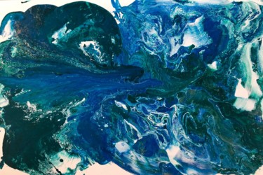 Картина под названием "A view from above" - Charmaine Moore, Подлинное произведение искусства, Акрил