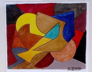 Peinture intitulée "Puzzle" par Bernadette Mora, Œuvre d'art originale
