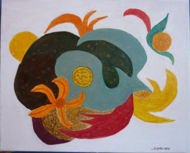 Peinture intitulée "allegro-vivace.jpg" par Bernadette Mora, Œuvre d'art originale, Acrylique