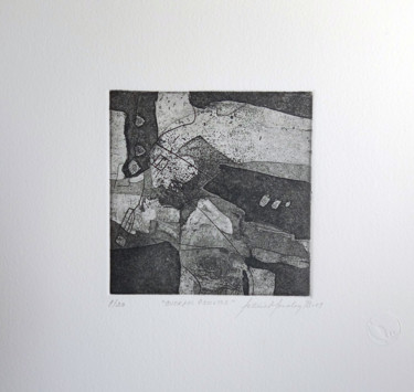 Estampas & grabados titulada "Cuerpos Ocultos" por Morales, Obra de arte original, Aguafuerte