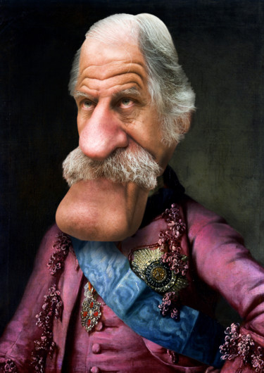 Digital Arts titled "Mamère, Baron d'Aqu…" by Gilles Morand, Original Artwork