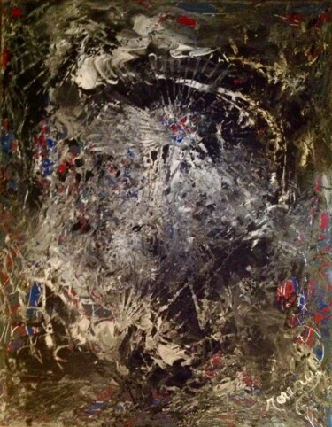 Pittura intitolato "FOSSILES" da Moreau Franck Didier, Opera d'arte originale, Olio