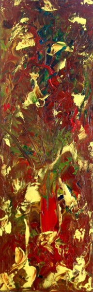 Pintura intitulada "Bouquet" por Moreau Franck Didier, Obras de arte originais, Óleo