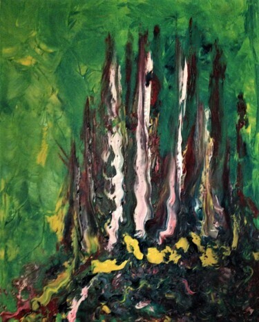 Malerei mit dem Titel "Amplitude" von Moreau Franck Didier, Original-Kunstwerk, Öl