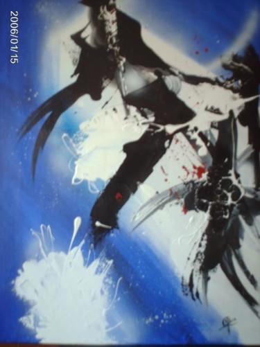 Painting titled "L oiseau et sa belle" by Morena, Original Artwork