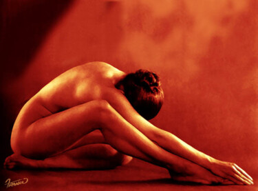 Цифровое искусство под названием "Ecstacy At Rest" - Moreno Franco, Подлинное произведение искусства, Гуашь