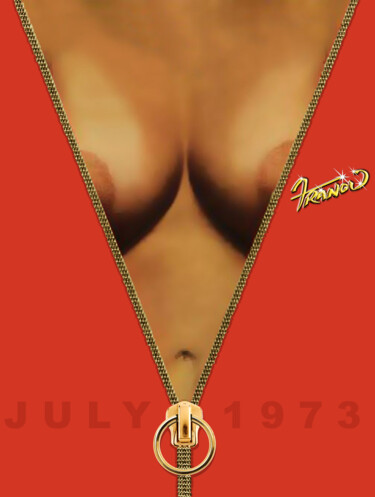 Цифровое искусство под названием "Playboy Cover July…" - Moreno Franco, Подлинное произведение искусства, Аэрограф