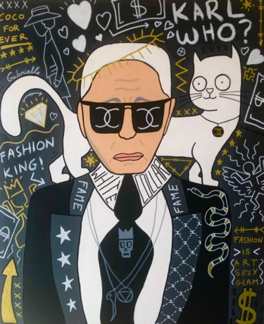 Painting titled "The Sartorialist" by Morfe, Original Artwork, Acrylic