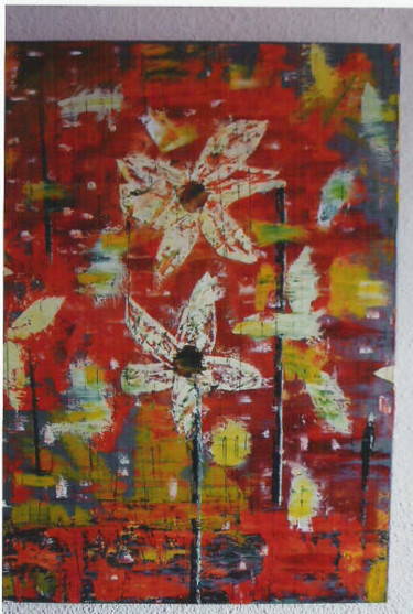 Painting titled "Narcisos" by Morgado, Original Artwork