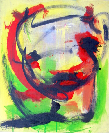 Картина под названием "012455" - Morgan Merrheim, Подлинное произведение искусства, Акрил