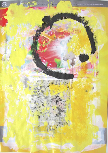 Schilderij getiteld "01245" door Morgan Merrheim, Origineel Kunstwerk, Acryl