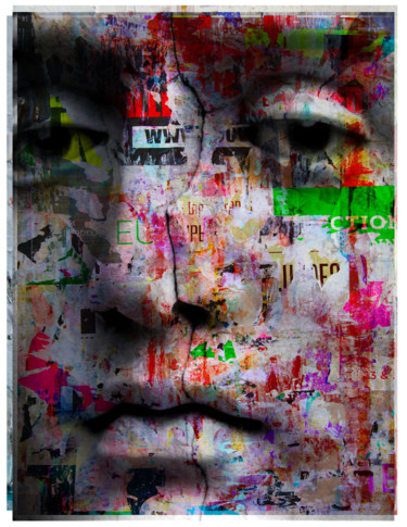 Digital Arts με τίτλο "Fracture" από Morgan Paslier, Αυθεντικά έργα τέχνης, Φωτογραφία Μοντάζ
