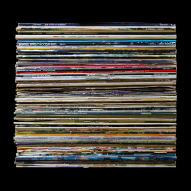 Photographie intitulée "Vinyl 33T" par Morgan Paslier, Œuvre d'art originale, Photographie numérique