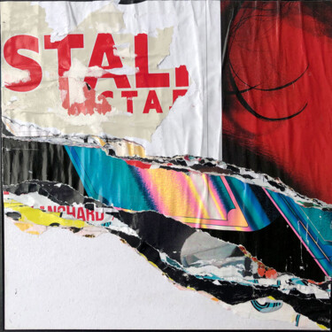 「STAL」というタイトルのコラージュ Morgan Paslierによって, オリジナルのアートワーク, コラージュ