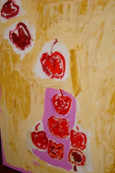 Painting titled "Apple sack" by Mariflor Blaser, Original Artwork