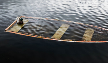 摄影 标题为“Boat underwater” 由Naomie Norenrgh, 原创艺术品