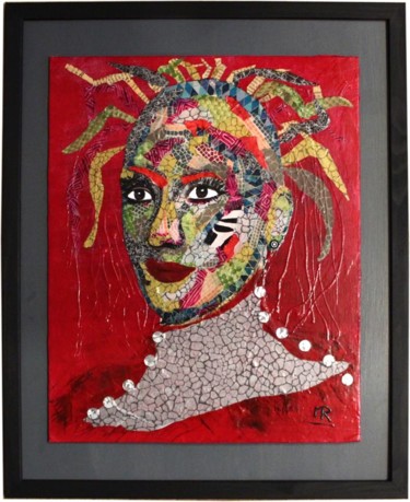 Painting titled "La Coquette" by Morgane Robic, Original Artwork, Acrylic