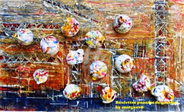 Peinture intitulée "Boulettes puantes à…" par Morganv6, Œuvre d'art originale, Gouache