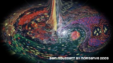 Картина под названием "Bain moussant" - Morganv6, Подлинное произведение искусства