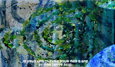 Painting titled "Je veux une chèvre…" by Morganv6, Original Artwork