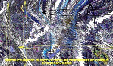 Peinture intitulée "Déstructuration olf…" par Morganv6, Œuvre d'art originale