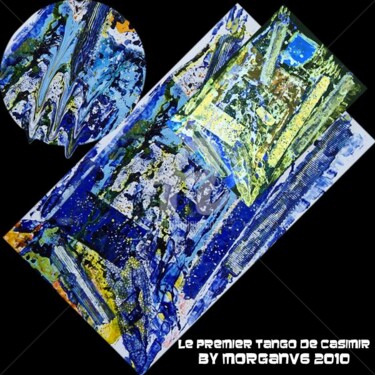 Pittura intitolato "LE PREMIER TANGO DE…" da Morganv6, Opera d'arte originale