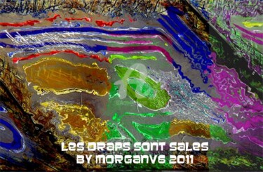 Peinture intitulée "les draps sont sales" par Morganv6, Œuvre d'art originale