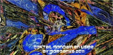 Painting titled "Coktail mondain en…" by Morganv6, Original Artwork