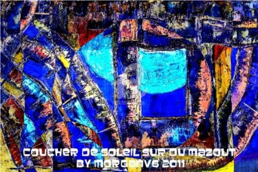 Painting titled "Coucher de soleil s…" by Morganv6, Original Artwork