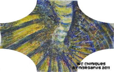 Painting titled "WC chimiques" by Morganv6, Original Artwork