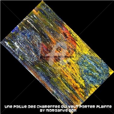 Peinture intitulée "Une poilue des char…" par Morganv6, Œuvre d'art originale