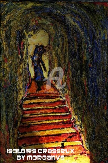 Pittura intitolato "isoloirs crasseux" da Morganv6, Opera d'arte originale