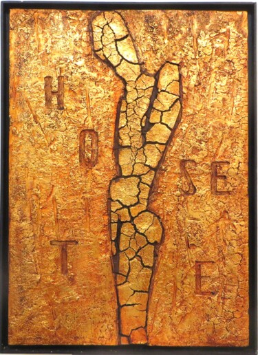 Скульптура под названием "HO SETE" - Morgese Giovanni, Подлинное произведение искусства, Глина