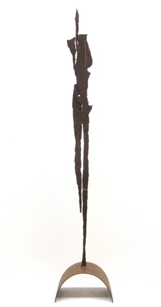 Sculpture titled "Figura" by Morgese Giovanni, Original Artwork, Metals