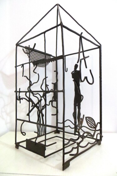 Escultura titulada "CREAZIONE 1" por Morgese Giovanni, Obra de arte original, Metales
